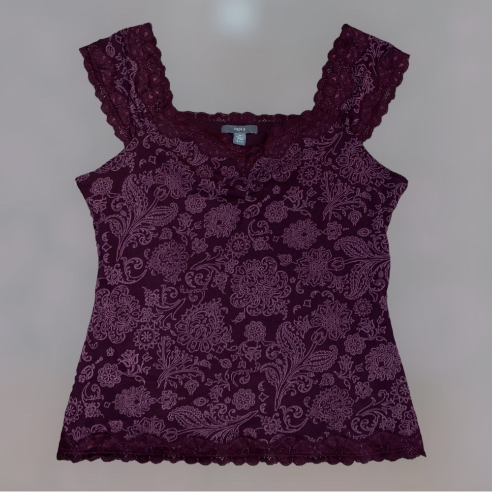 Y2K Whimsigoth Lace Cami by APT 9